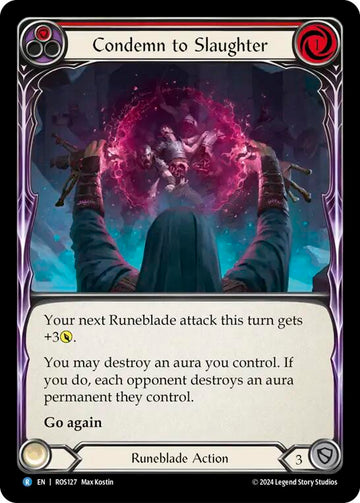 Condemn to Slaughter (Red) [ROS127] (Rosetta)
