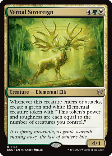 Vernal Sovereign [Lorwyn Eclipsed Commander]
