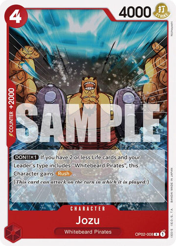 Jozu [Starter Deck: Red Edward.Newgate]