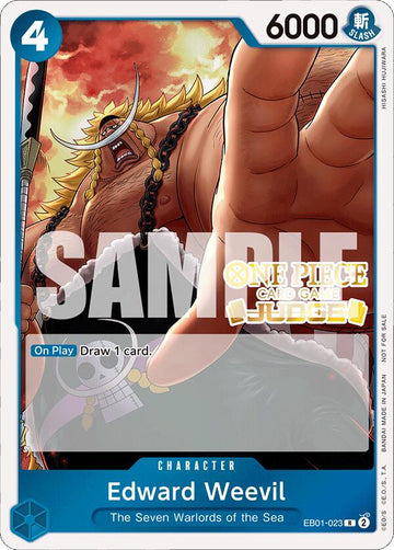 Edward Weevil (Judge Pack Vol. 4) [One Piece Promotion Cards]