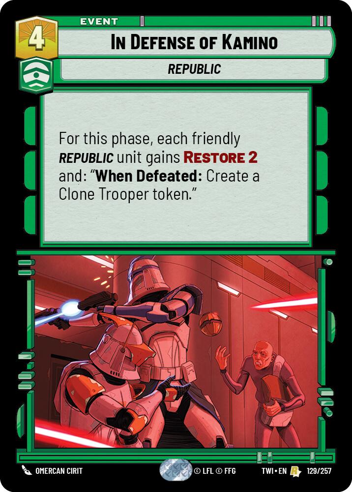 In Defense of Kamino (129/257) (129/257) [Twilight of the Republic]