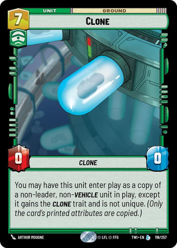 Clone (116/257) (116/257) [Twilight of the Republic]