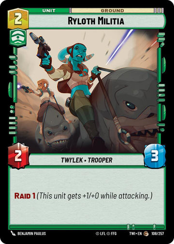 Ryloth Militia (108/257) (108/257) [Twilight of the Republic]
