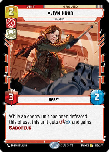 Jyn Erso - Stardust (143/257) (143/257) [Twilight of the Republic]