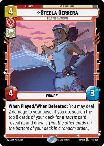 Steela Gerrera - Beloved Tactician (146/257) (146/257) [Twilight of the Republic]