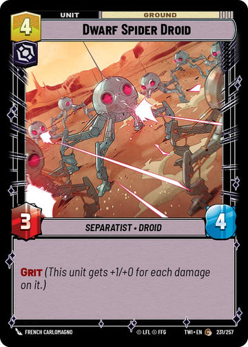 Dwarf Spider Droid (231/257) (231/257) [Twilight of the Republic]