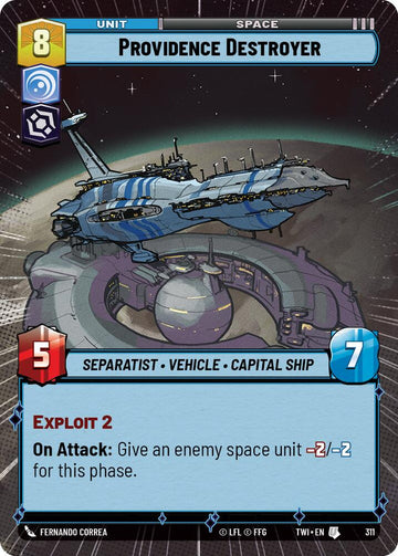 Providence Destroyer (311) (Hyperspace) (311) [Twilight of the Republic]