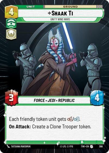 Shaak Ti - Unity Wins Wars (366) (Hyperspace) (366) [Twilight of the Republic]