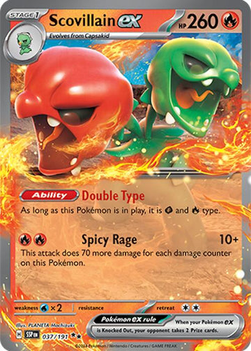 Scovillain ex (037/191) [Scarlet & Violet: Surging Sparks]