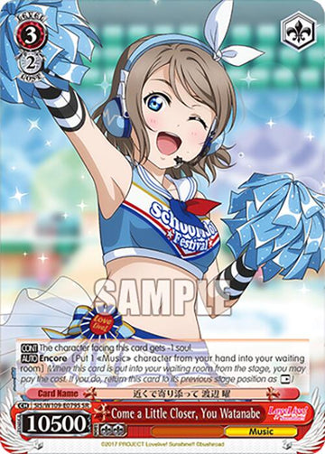 Come a Little Closer, You Watanabe (SIS/W109-E079S SR) [Love Live! School idol festival 2 MIRACLE LIVE!]