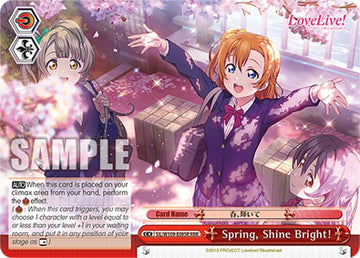 Spring, Shine Bright! (SIL/W109-E095R RRR) [Love Live! School idol festival 2 MIRACLE LIVE!]