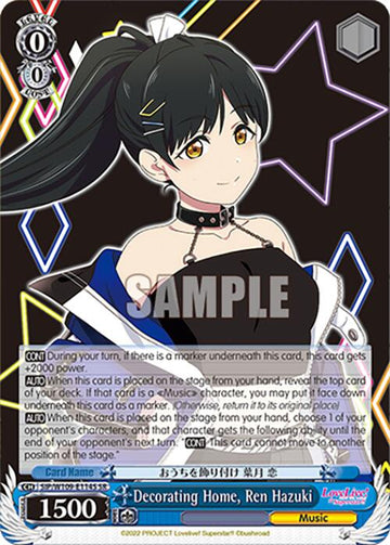 Decorating Home, Ren Hazuki (SIP/W109-E114S SR) [Love Live! School idol festival 2 MIRACLE LIVE!]