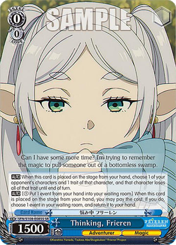 Thinking, Frieren [Frieren: Beyond Journey's End]