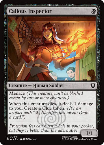 Callous Inspector [Avatar: The Last Airbender]