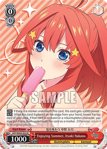 Enjoying Summer, Itsuki Nakano (5HY/WE43-E25 N) [The Quintessential Quintuplets Specials Premium Booster]