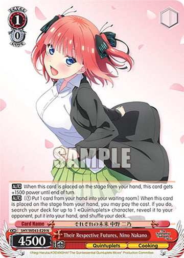 Their Respective Futures, Nino Nakano (5HY/WE43-E29 N) [The Quintessential Quintuplets Specials Premium Booster]