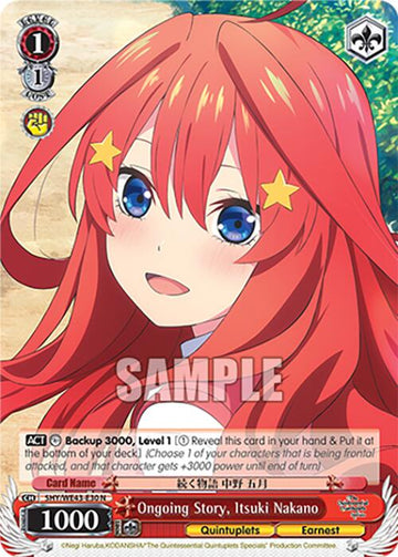 Ongoing Story, Itsuki Nakano (5HY/WE43-E30 N) [The Quintessential Quintuplets Specials Premium Booster]