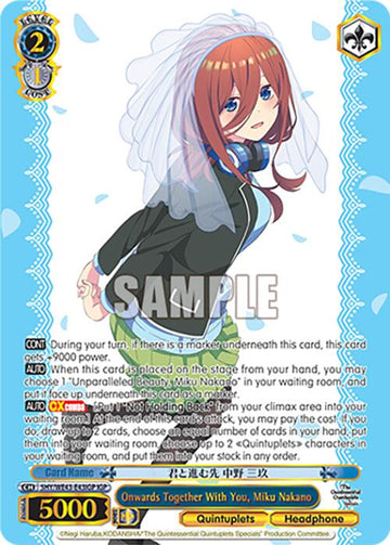 Onwards Together With You, Miku Nakano (5HY/WE43-E43IGP IGP) [The Quintessential Quintuplets Specials Premium Booster]