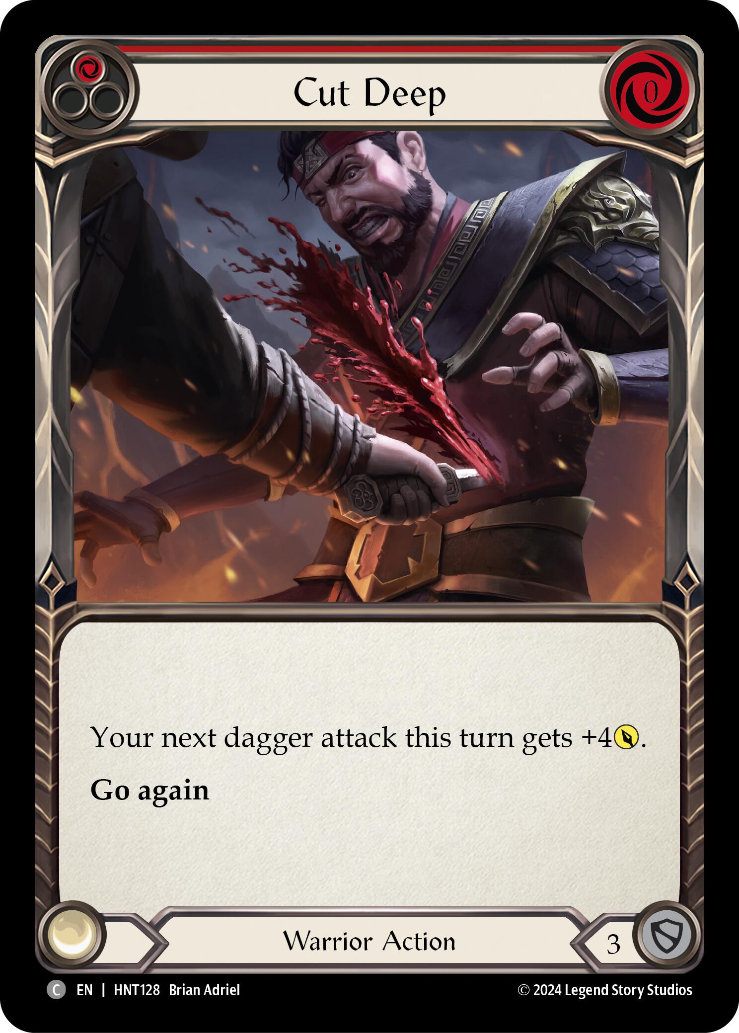 Cut Deep (Red) [HNT128] (The Hunted)  Rainbow Foil