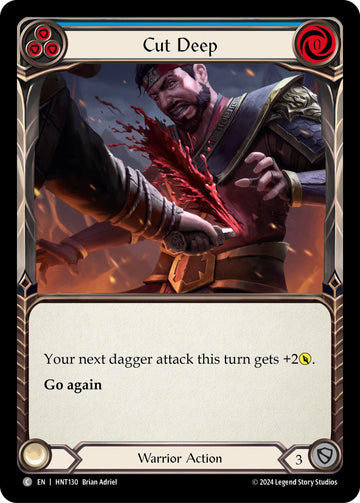 Cut Deep (Blue) [HNT130] (The Hunted)  Rainbow Foil