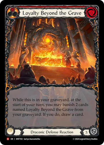Loyalty Beyond the Grave (Extended Art) [HNT150] (The Hunted)  Rainbow Foil