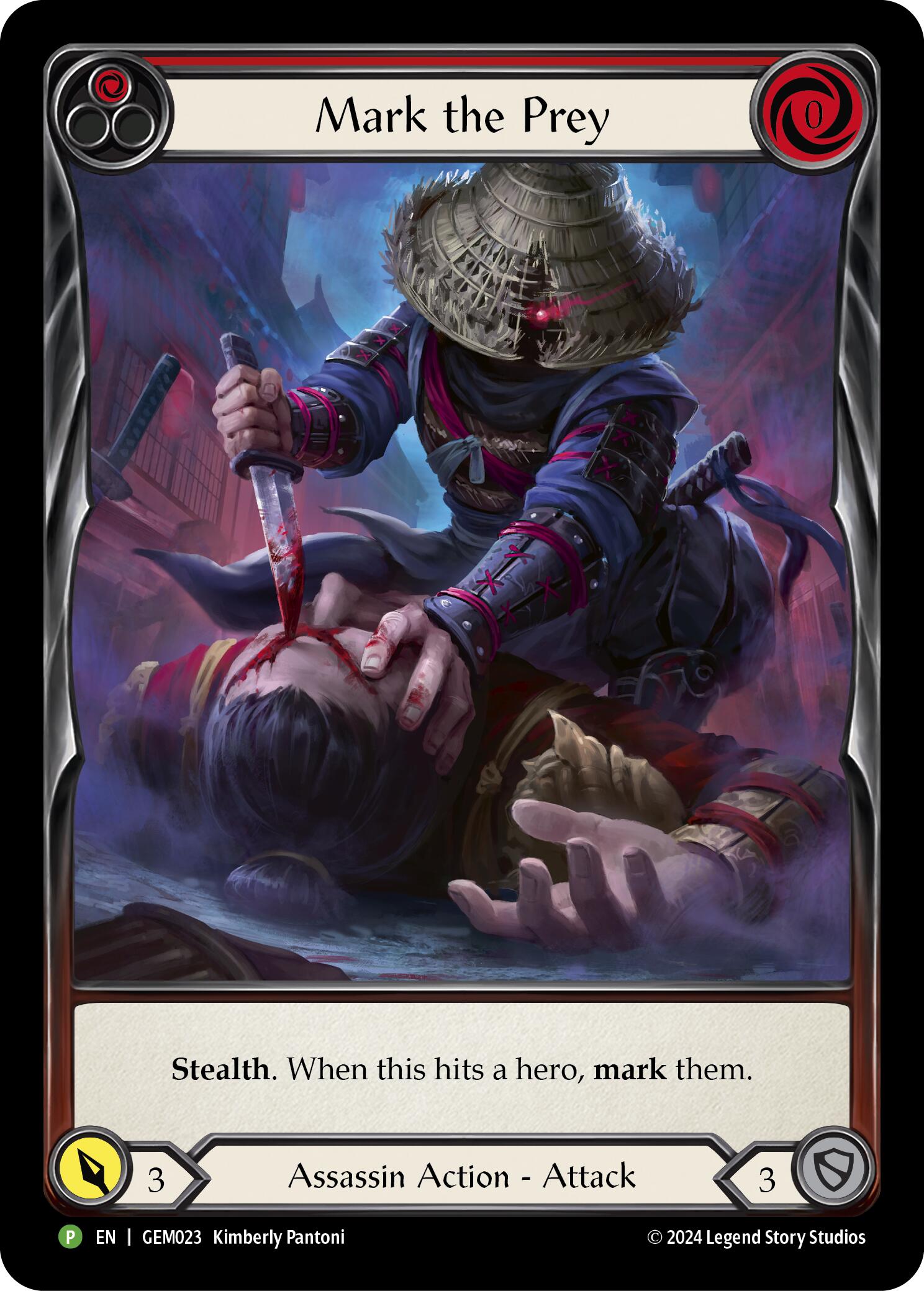 Mark the Prey (Red) [GEM023] (GEM Pack 1)