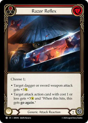 Razor Reflex (Red) [ARK016] (The Hunted Arakni Blitz Deck)