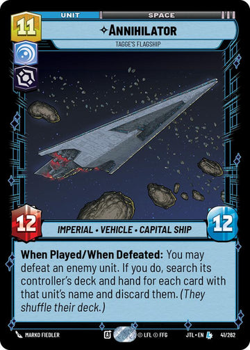 Annihilator - Tagge's Flagship (041/262) (041/262) [Jump to Lightspeed]
