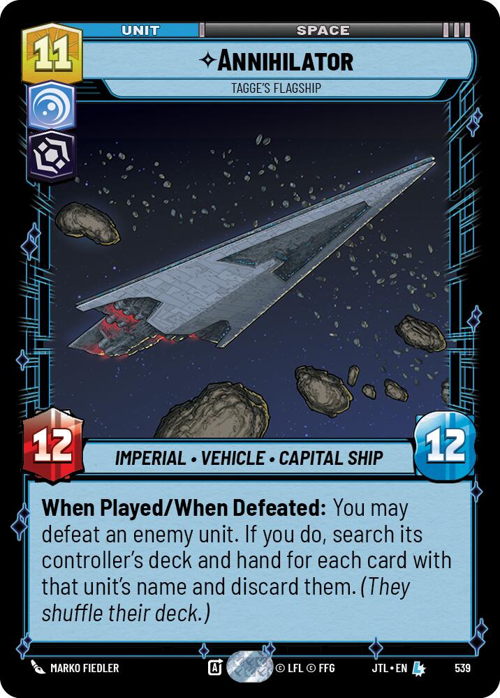 Annihilator - Tagge's Flagship (539) (539) [Jump to Lightspeed]