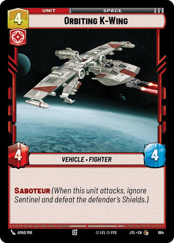 Orbiting K-Wing (664) (664) [Jump to Lightspeed]