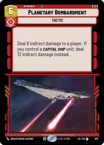 Planetary Bombardment (679) (679) [Jump to Lightspeed]