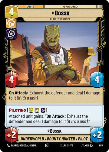 Bossk - Hunt By Instinct (685) (685) [Jump to Lightspeed]