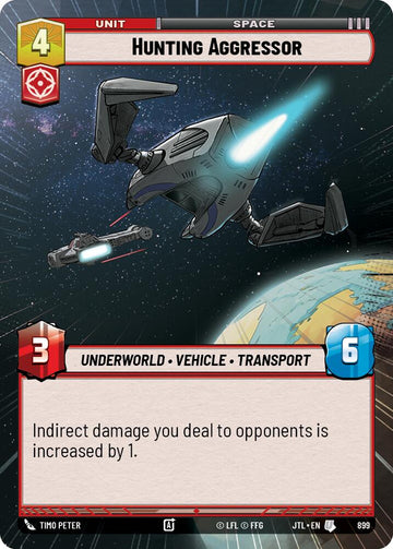 Hunting Aggressor (899) (Hyperspace Foil) (899) [Jump to Lightspeed]