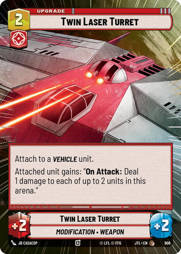 Twin Laser Turret (906) (Hyperspace Foil) (906) [Jump to Lightspeed]