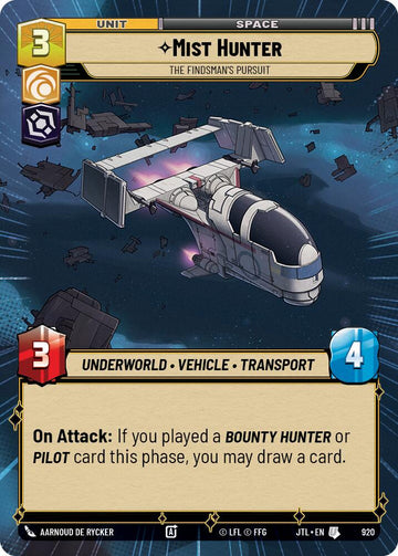 Mist Hunter - The Findsman's Pursuit (920) (Hyperspace Foil) (920) [Jump to Lightspeed]