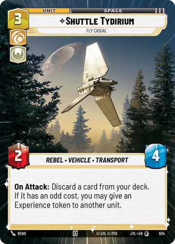 Shuttle Tydirium - Fly Casual (934) (Hyperspace Foil) (934) [Jump to Lightspeed]