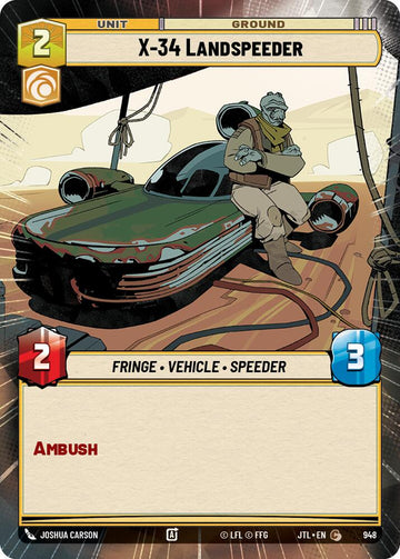 X-34 Landspeeder (948) (Hyperspace Foil) (948) [Jump to Lightspeed]