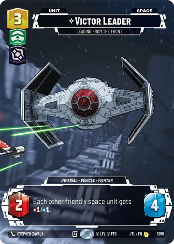 Victor Leader - Leading from the Front (1059) (Prestige Foil) (1059) [Jump to Lightspeed]