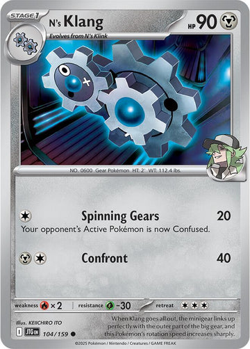 N's Klang (104/159) [Scarlet & Violet: Journey Together]