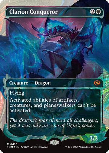 Clarion Conqueror (Showcase) (Halo Foil) [Tarkir: Dragonstorm]