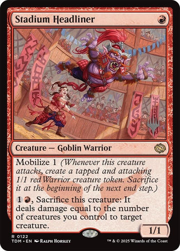 Stadium Headliner (Promo Pack) [Tarkir: Dragonstorm Promos]