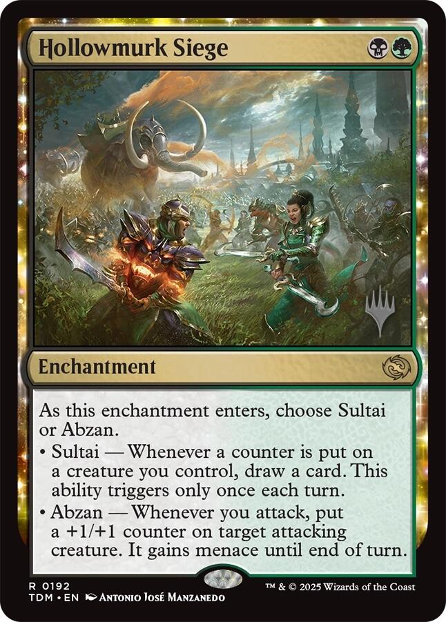 Hollowmurk Siege (Promo Pack) [Tarkir: Dragonstorm Promos]