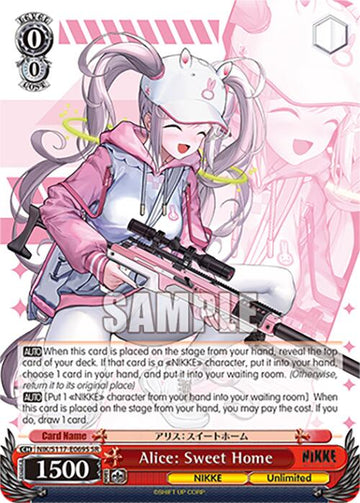 Alice: Sweet Home (NIK/S117-E069S SR) [GODDESS OF VICTORY: NIKKE]