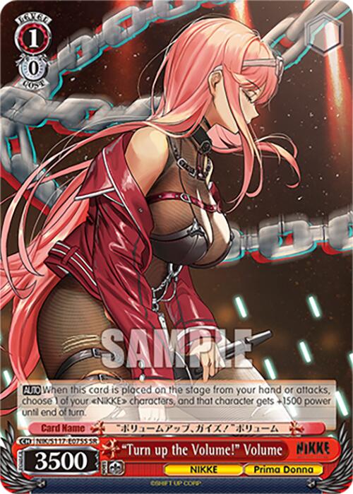 "Turn up the Volume!" Volume (NIK/S117-E075S SR) [GODDESS OF VICTORY: NIKKE]
