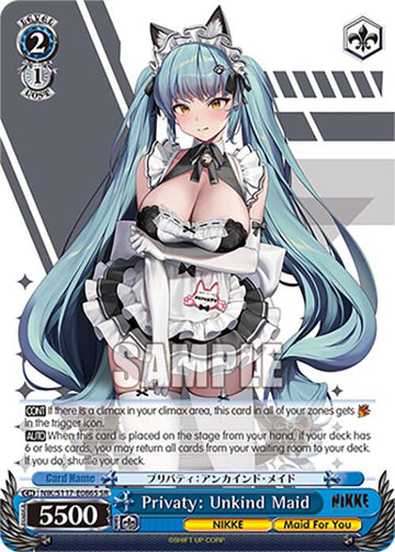 Privaty: Unkind Maid (NIK/S117-E086S SR) [GODDESS OF VICTORY: NIKKE]