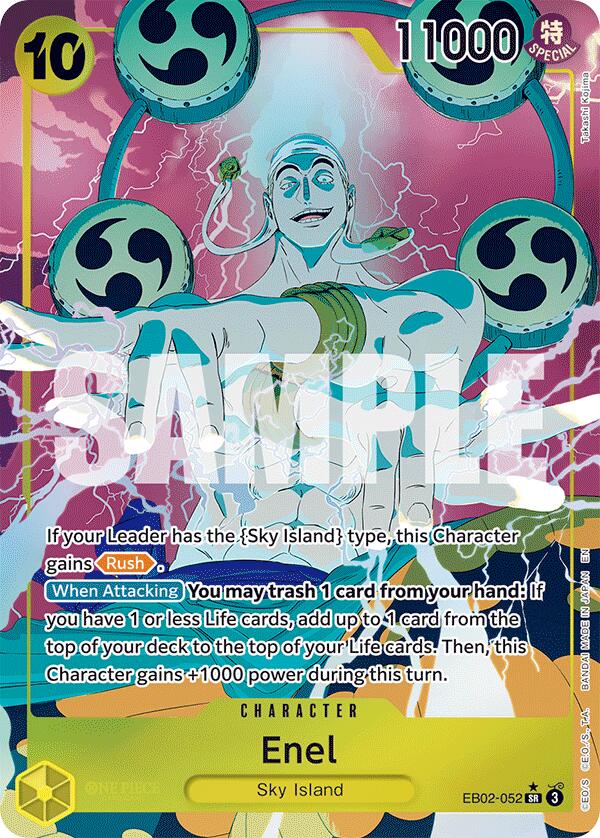 Enel (Alternate Art) [Extra Booster: Anime 25th Collection]