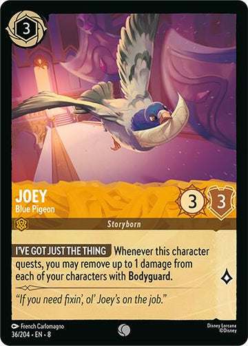 Joey - Blue Pigeon (36/204) [Reign of Jafar]