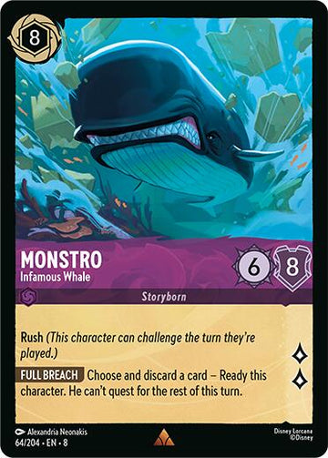 Monstro - Infamous Whale (64/204) [Reign of Jafar]