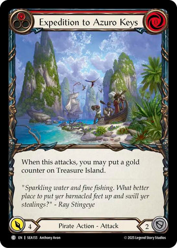 Expedition to Azuro Keys [SEA155] (High Seas)  Rainbow Foil
