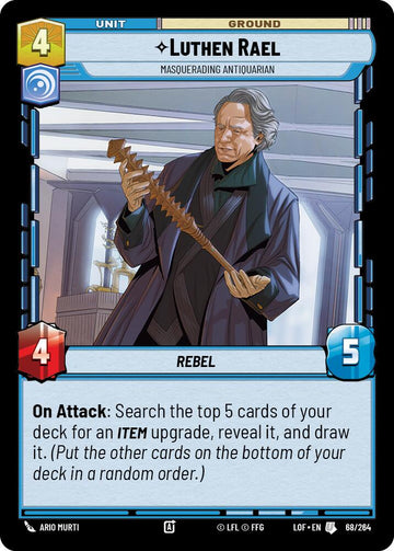 Luthen Rael - Masquerading Antiquarian (68/264) (68/264) [Legends of the Force]